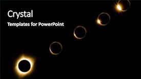  Presentation with north america - Colorful PPT layouts enhanced with solar eclipse of sun backdrop and a black colored foreground