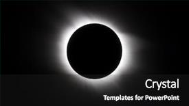  Presentation with eclipse - Slide set having solar eclipse background and a dark gray colored foreground