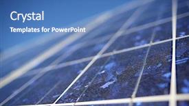  Presentation with photovoltaic - Slides with solar energy - detail of a photovoltaic panel background and a teal colored foreground