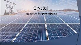  Presentation with solar power - Beautiful slide deck featuring solar energy modern electric power backdrop and a  colored foreground