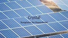  Presentation with solar power - Colorful slide set enhanced with solar energy modern electric power backdrop and a  colored foreground