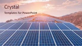  Presentation with solar power - Audience pleasing PPT layouts consisting of solar energy modern electric power backdrop and a lemonade colored foreground