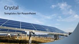 Presentation with energy solar - PPT layouts consisting of solar panel renewable eco energy background and a  colored foreground