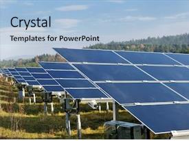 Solar Panel Renewable Eco Energy PPT template 45 | CrystalGraphics