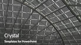  Presentation with solar panel - Colorful theme enhanced with solar panel structure backdrop and a dark gray colored foreground