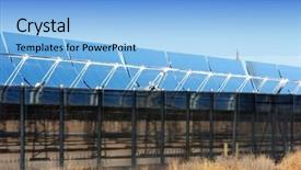  Presentation with alternative energy - PPT layouts with solar panels for alternative energy background and a light blue colored foreground