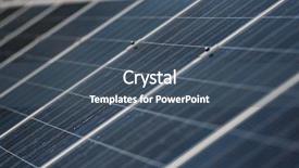  Presentation with solar energy - Amazing slide set having solar panels green eco renewable backdrop and a  colored foreground