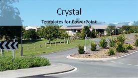  Presentation with solar panels el paso - Cool new PPT layouts with solar panels on suburban homes backdrop and a light blue colored foreground