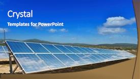  Presentation with solar panels el paso - Cool new presentation design with solar panels on the hilly backdrop and a cobalt blue colored foreground