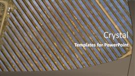  Presentation with solar power - Colorful slide set enhanced with solar-panels backdrop and a gray colored foreground