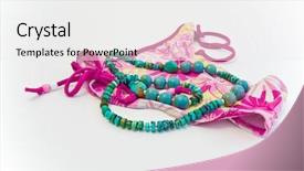  Presentation with solar - Colorful slides enhanced with solar sales - summer accessories on white background backdrop and a  colored foreground