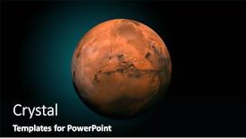  Presentation with mars - Beautiful PPT theme featuring solar-system-mars-planet-near backdrop and a black colored foreground