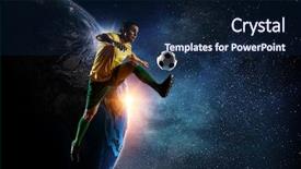  Presentation with game world - Cool new PPT layouts with solar system objects - world popular and loved game backdrop and a navy blue colored foreground