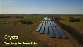  Presentation with cells system - Colorful presentation design enhanced with solar-system-with-many-solar backdrop and a tawny brown colored foreground