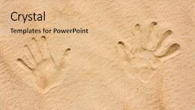  Presentation with solar - Colorful theme enhanced with solar tracking - palms on sand backdrop and a coral colored foreground