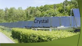  Presentation with solar water - Colorful slide deck enhanced with  backdrop and a  colored foreground