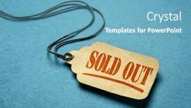  Presentation with price - PPT layouts having sold-out-a-paper-price background and a teal colored foreground