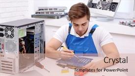  Presentation with soldering - Cool new theme with soldering iron in service center backdrop and a lemonade colored foreground