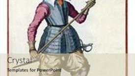  Presentation with upwards - PPT layouts with soldier-full-length-carrying background and a soft green colored foreground