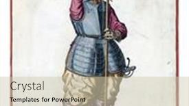  Presentation with holding hands - Colorful slide deck enhanced with soldier-full-length-holding backdrop and a soft green colored foreground