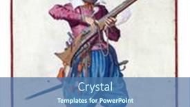  Presentation with fuse - Theme having soldier-full-length background and a ocean colored foreground