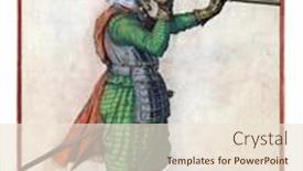  Presentation with shoulder - Cool new presentation theme with soldier-full-length backdrop and a lemonade colored foreground