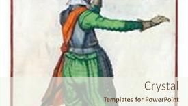  Presentation with shoulder - Presentation enhanced with soldier-full-length background and a cream colored foreground