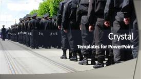  Presentation with march madness basketball final hoop - Amazing theme having soldiery march to down street backdrop and a  colored foreground