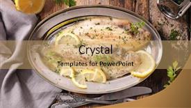  Presentation with post apocalypse sole survivor - PPT theme enhanced with sole meuni re french gastronomy background and a  colored foreground