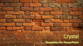  Presentation with waikiki old - Amazing slide deck having solid background - old wall backdrop and a tawny brown colored foreground