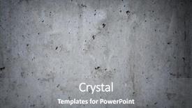  Presentation with concrete - Cool new PPT theme with solid border - concrete wall texture backdrop and a  colored foreground