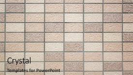  Presentation with mosaic - Cool new slide deck with solid border - square mosaic background of tiles backdrop and a mint green colored foreground