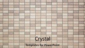  Presentation with mosaic - Theme having solid border - square mosaic background of tiles background and a mint green colored foreground