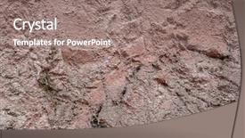  Presentation with stacked stone wall - Colorful slides enhanced with solid colors - background of rough stone wall backdrop and a gray colored foreground