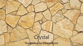  Presentation with stones - Theme featuring solid colors - background of stones different sizes background and a coral colored foreground