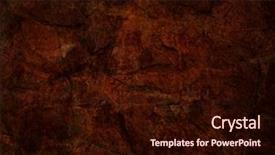  Presentation with stone - Theme with solid colors - brown stone background background and a wine colored foreground