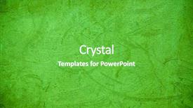  Presentation with wall - Theme with solid colors - green wall background background and a shamrock green colored foreground