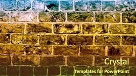  Presentation with coloured - Presentation theme featuring solid colors - section of stonewall coloured background and a tawny brown colored foreground