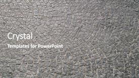  Presentation with solid colors - Presentation theme having solid colors - stone wall background and a gray colored foreground