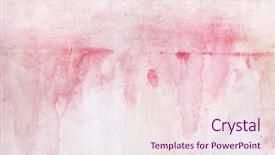  Presentation with wall paint - Slide deck with solid colors - white textures wall with red background and a sky blue colored foreground