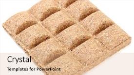  Presentation with fuel - Cool new PPT theme with solid fire - dry fuel isolated on white backdrop and a coral colored foreground