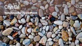  Presentation with colored - Audience pleasing slide set consisting of solid foundation - background of round colored sea backdrop and a violet colored foreground