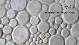  Presentation with stones - Slide set having solid foundation - floor designed with round stones background and a light gray colored foreground