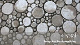  Presentation with foundation - Audience pleasing presentation design consisting of solid foundation - floor designed with round stones backdrop and a gray colored foreground