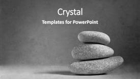  Presentation with stacked rocks - Beautiful slides featuring solid foundation - rocks stacked one top backdrop and a dark gray colored foreground