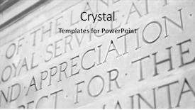  Presentation with granite - Audience pleasing slide set consisting of solid foundation - word carved in stone granite backdrop and a light gray colored foreground