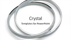  Presentation with solid colors - Cool new slide deck with solid sterling silver bangle isolated backdrop and a white colored foreground