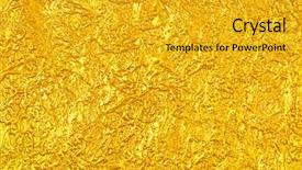  Presentation with luxury gold - Beautiful theme featuring solid templates - creative luxury leaf gold foil backdrop and a gold colored foreground