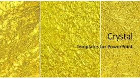  Presentation with luxury gold - Cool new slide deck with solid templates - set luxury leaf gold foil backdrop and a gold colored foreground