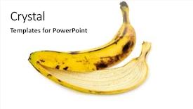  Presentation with solid waste - Theme with solid waste - closeup of the skin background and a white colored foreground